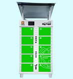 10路智能充电柜（白绿色）